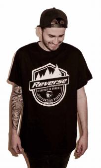 REVERSE Supporting Riders T-Shirt schwarz 